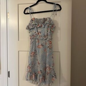 Hello Molly Blue Floral Dress